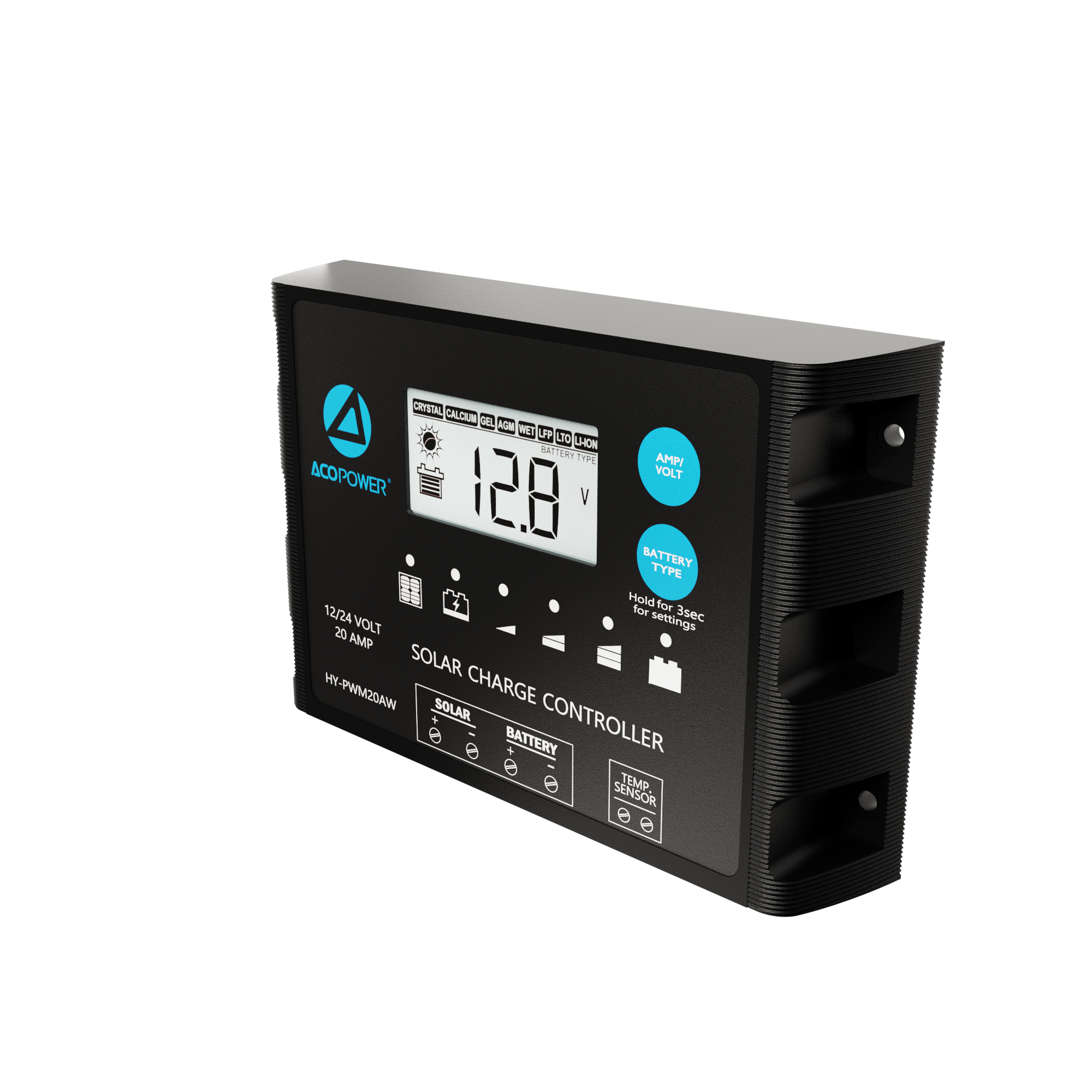 ProteusX 20A PWM Solar Charge Controller